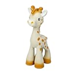 Nuby Jackie The Giraffe Natural Rubber Teether - 3+ Months - Baby Teething Toy