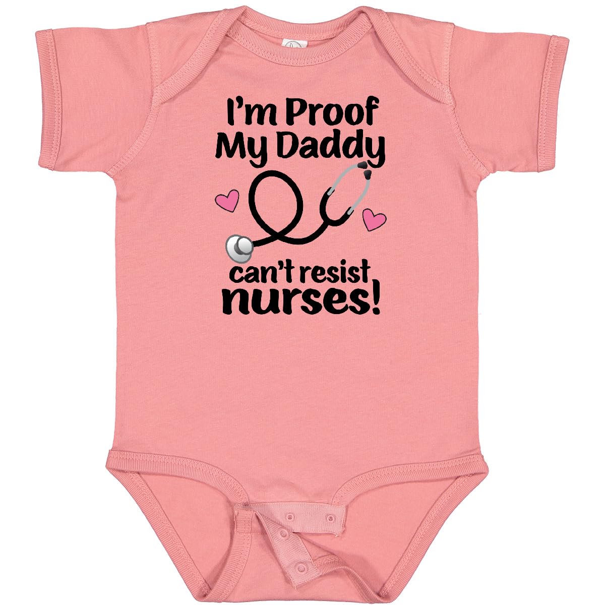 inktastic Nurse Mommy Daddy Can't Resist Nurses Baby Bodysuit