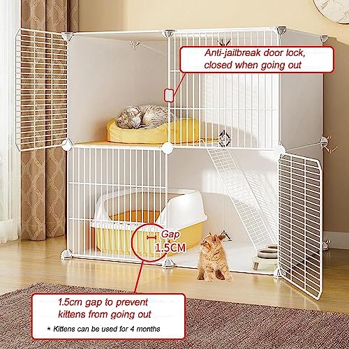 Enclos pour chat et petits animaux parc extérieur modulable bricolage - 3