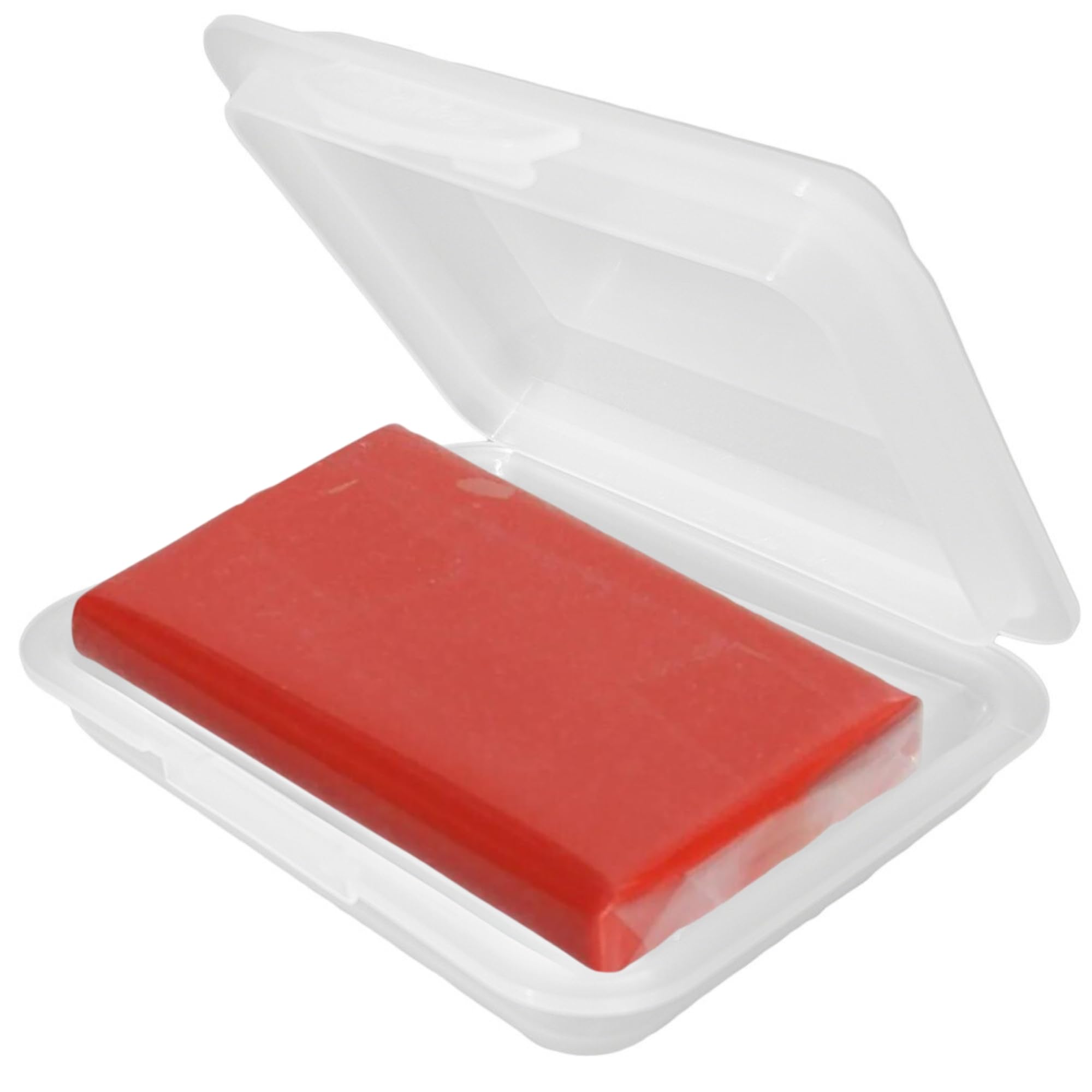 Plastilina per la pulizia della vernice per auto, roulotte e camper (100 g di plastilina rossa – forte)