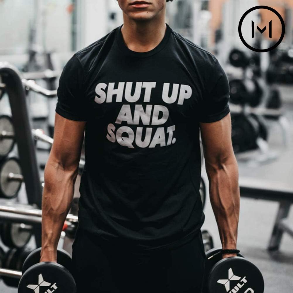 Motivated Mindset Men's Motivational Gym T-Shirt | Slim Fit, Short Sleeve Workout Tee for Bodybuilding, Training & Fitness