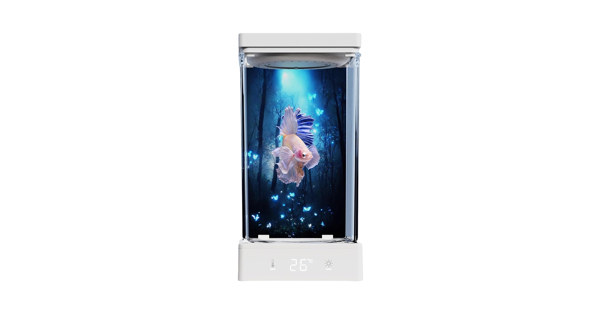 Amazon | TIHONORI ベタ水槽 - 底部排水機能付き1.4L