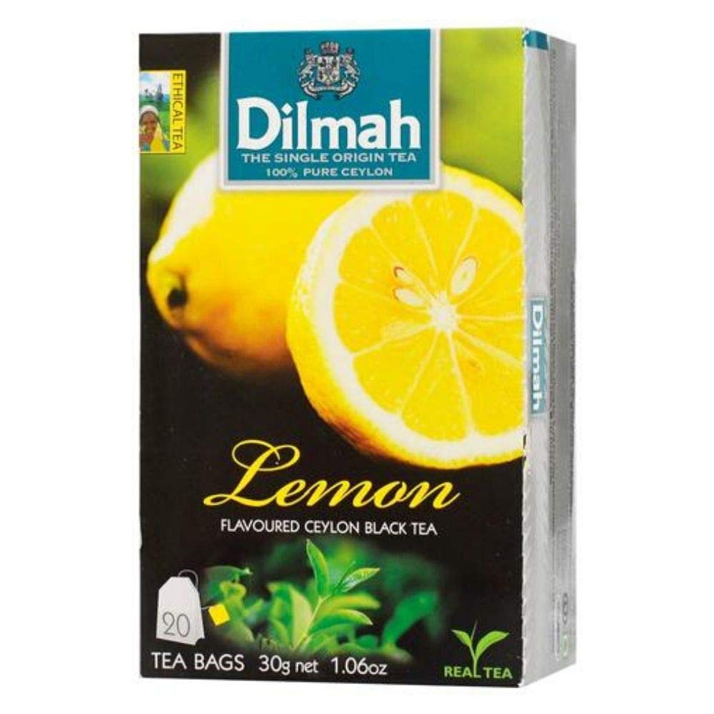 Buy Dilmah Lemon Flavored Black Tea Pure Ceylon Black Tea with Flavor