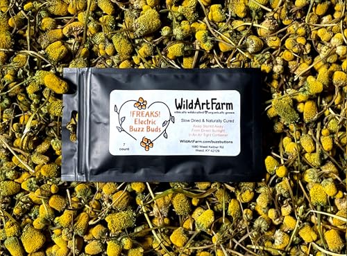 Buzz Button FREAKS -Naturally Cured Uniquely Formed Spilanthes Edible Flowers