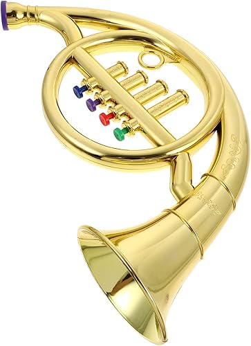 Generic Juguetes para niños simulación juguetes al aire libre cuerno francés instrumento musical para niños modelo musical rendimiento juguetes para