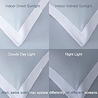 Vista 6 de THE COTTON & SILK® Funda de Edredón de Algodón de Fibra Larga 100% de Lujo - Suave y Transpirable - Incluye 1 Funda de Edredón con Lazos