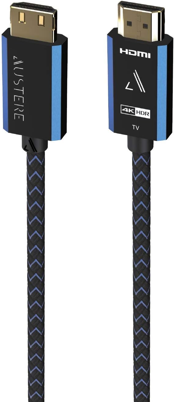 Review Discount Austere V Series 4K Active HDMI Cable 5.0m | 4K HDR, 18Gbps for 4K60, High Fidelity ARC, Gold Contacts, Silver-Plated Conductors, LinkFit Locking Connectors & High Flex Cable