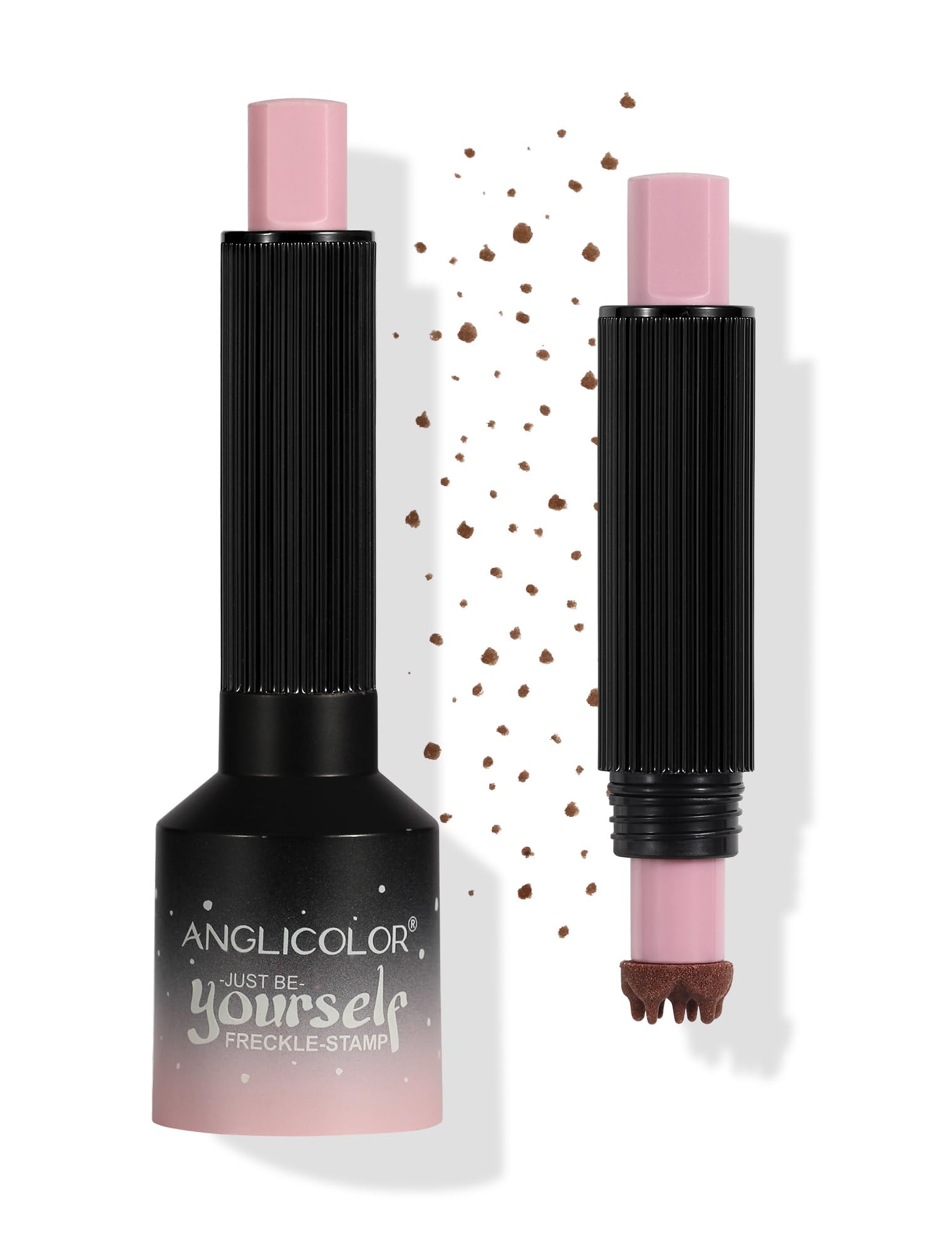 Anglicolor Penna Lentiggini Freckle Stamp,Trucco Effetto Naturale | Stampa più lentiggini in un solo gesto,effetto 3D naturale,impermeabile,anti sbavature e lunga durata