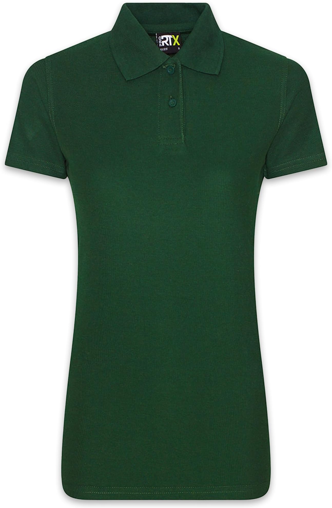 Women's Professional Pique Polo Shirt, Classic Short Sleeve with Ribbed Collar and Cuffs, Breathable and Durable Fabric