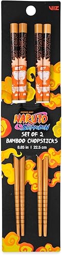 Miniatura 2 de Naruto - Juego de palillos de bambú con diadema Naruto Shippuden Hinata Shonen Jump Ninja Uchiha Naruto Hokage Sakura