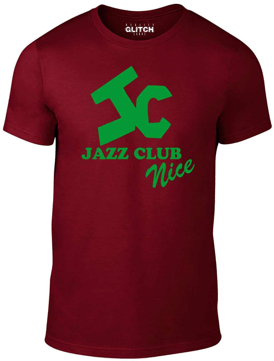 Reality Glitch Men's Red Jazz Club T-Shirt