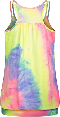 Vista 2 de NEWMEEN Blevonh - Camiseta deportiva sin mangas para mujer, cuello redondo, tirantes delgados, espalda cruzada