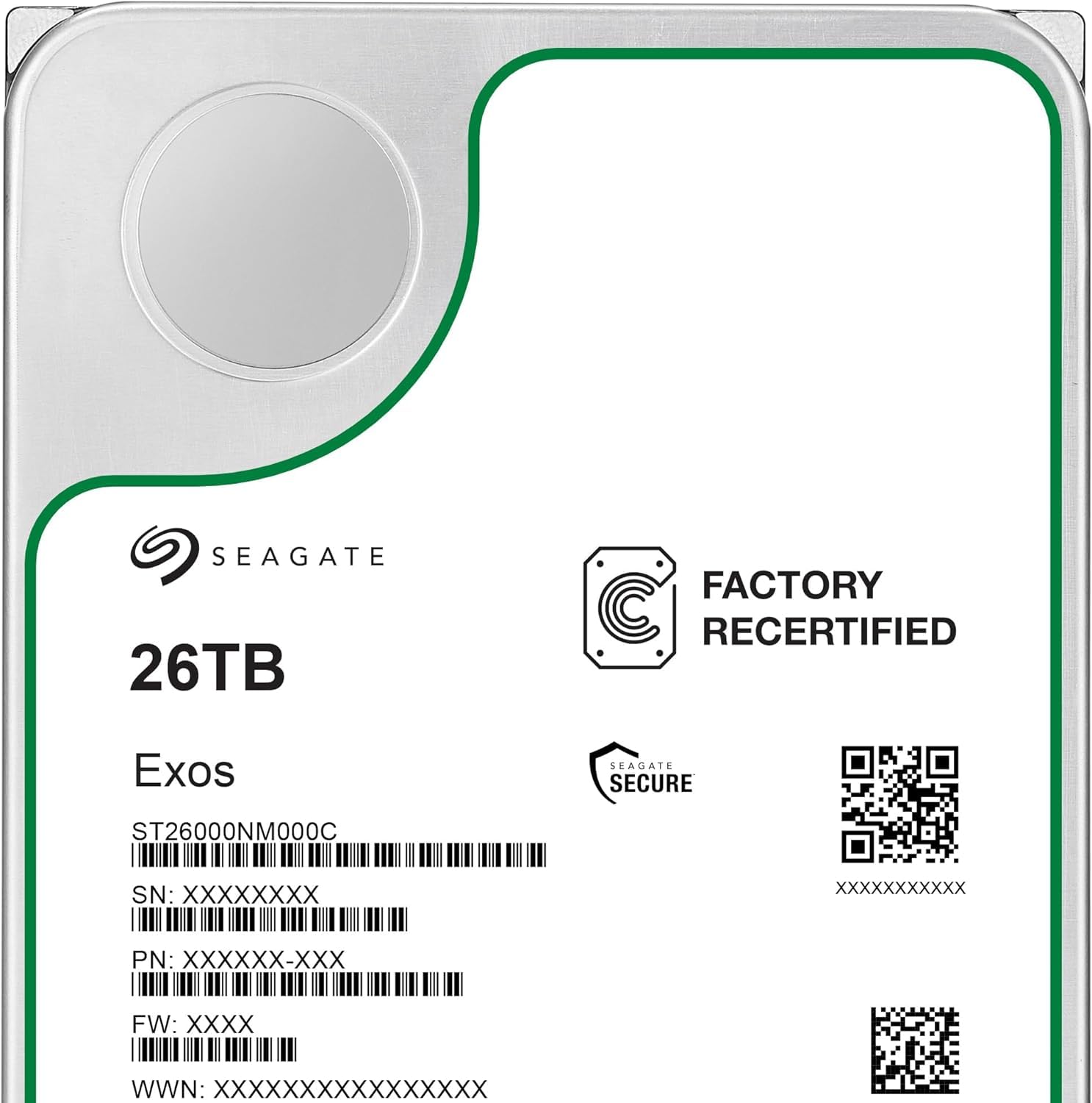 Amazon.com: Seagate Exos 26TB Internal Hard Drive HDD - 3.5 in CMR