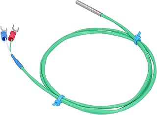 Zielony silikonowy czujnik termoelektryczny Sonda termoelektryczna Przewód pomiarowy typu K do oszczędzania wody(5M)