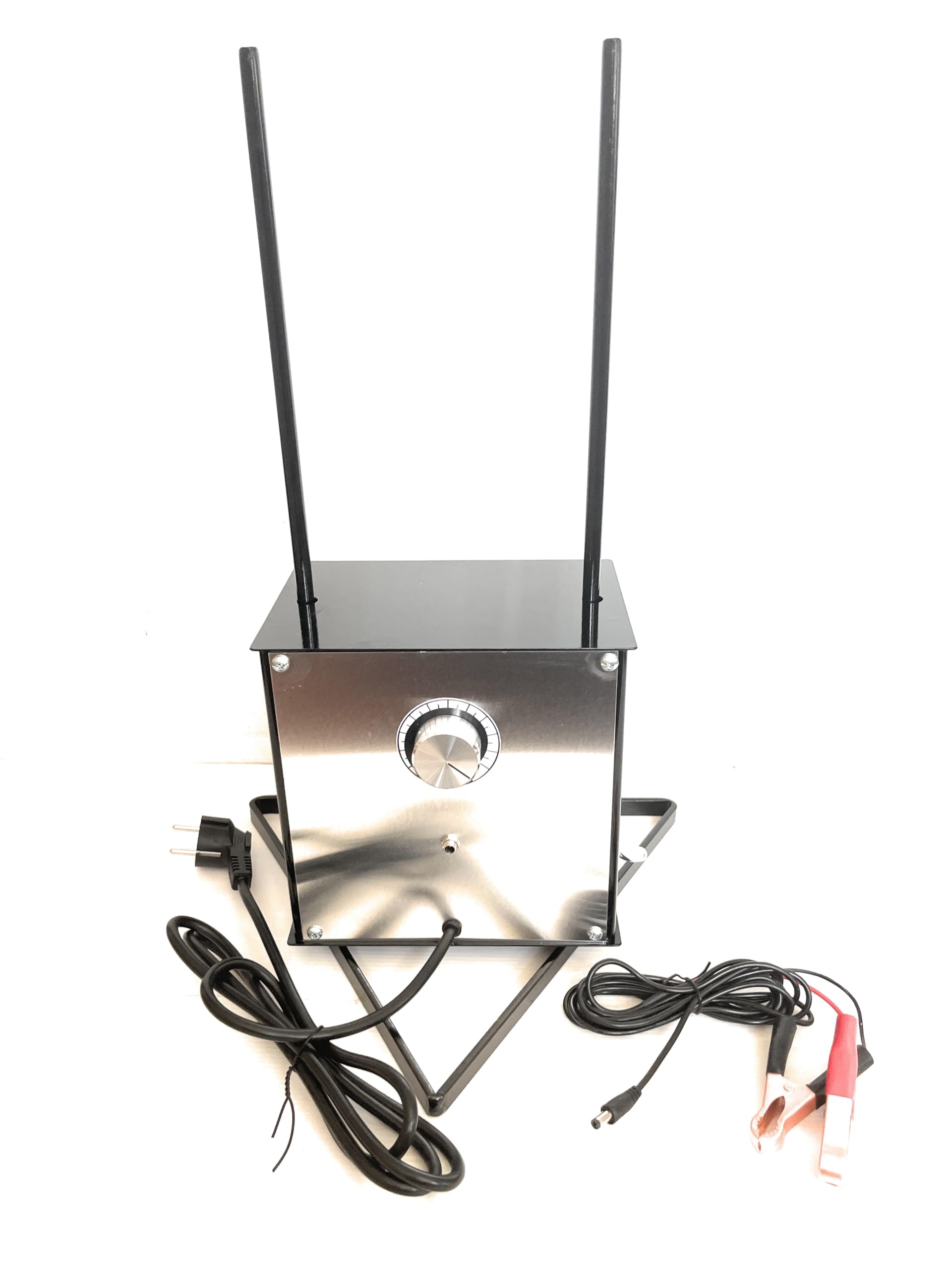 ALLEGRI Girarrosto Gigante Doppia alimentazione Velocità Variabile Batteria 12-24 volt / 220 volt SENZA SPIEDO