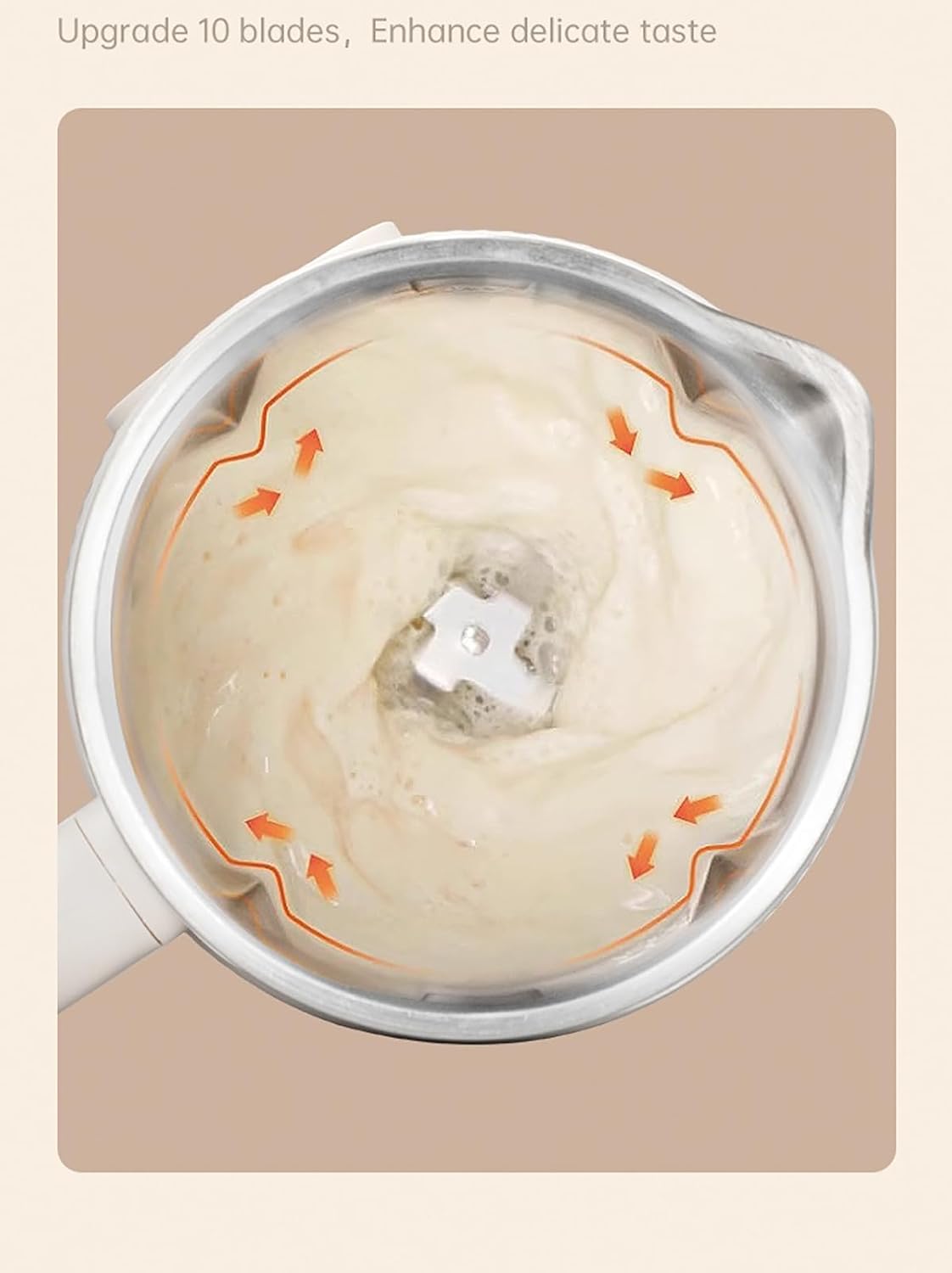 40oz Nut Milk Maker Machine, Automatic Soy Milk Maker for Homemade Coconut Oat Soy Plant-Based Milk Non-Dairy Beverages Juice, Almond Milk Maker with 12H Delay Start, Self Cleaning, 10 Blades