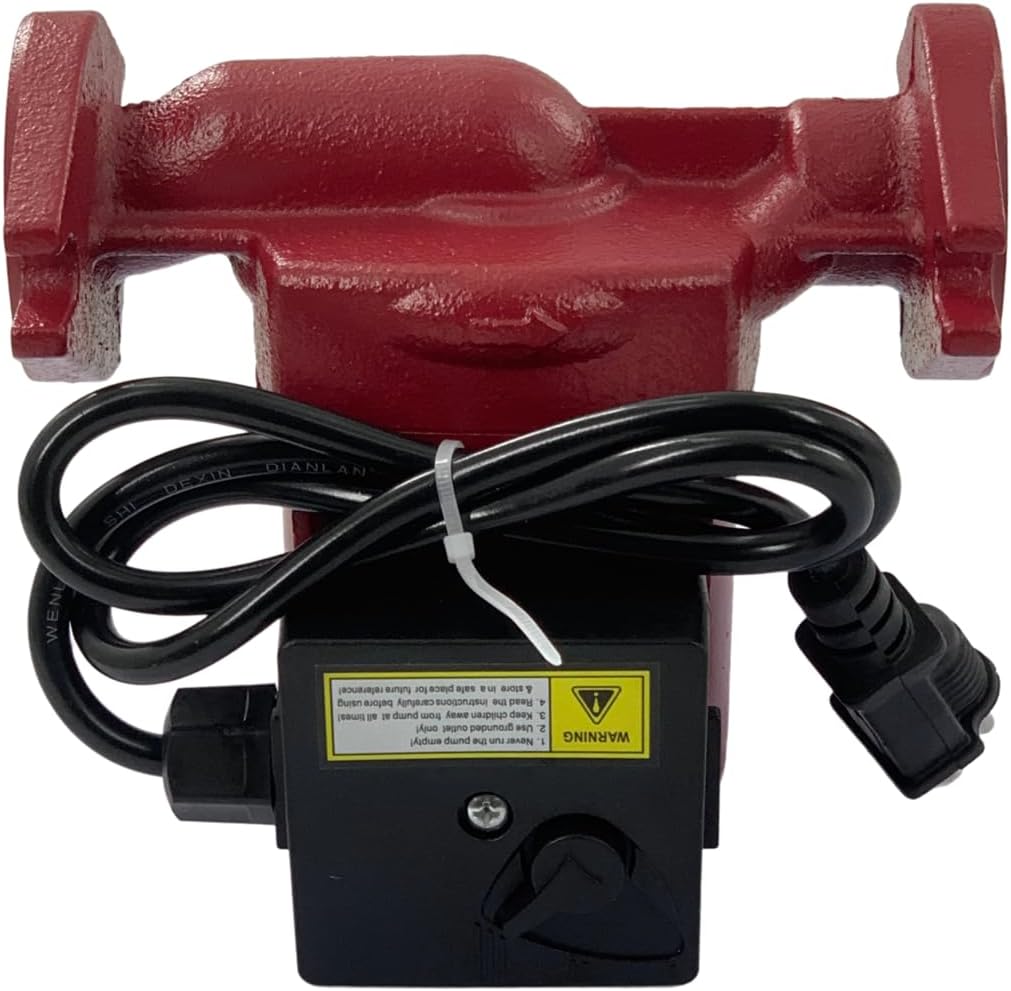 UPS26-150F 115V 1/3 HP 60HZ 3-Speed Hot Water Circulator Pump Compatible with Grundfos for Heating & Cooling Systems Replace 95906630 UPS26150F