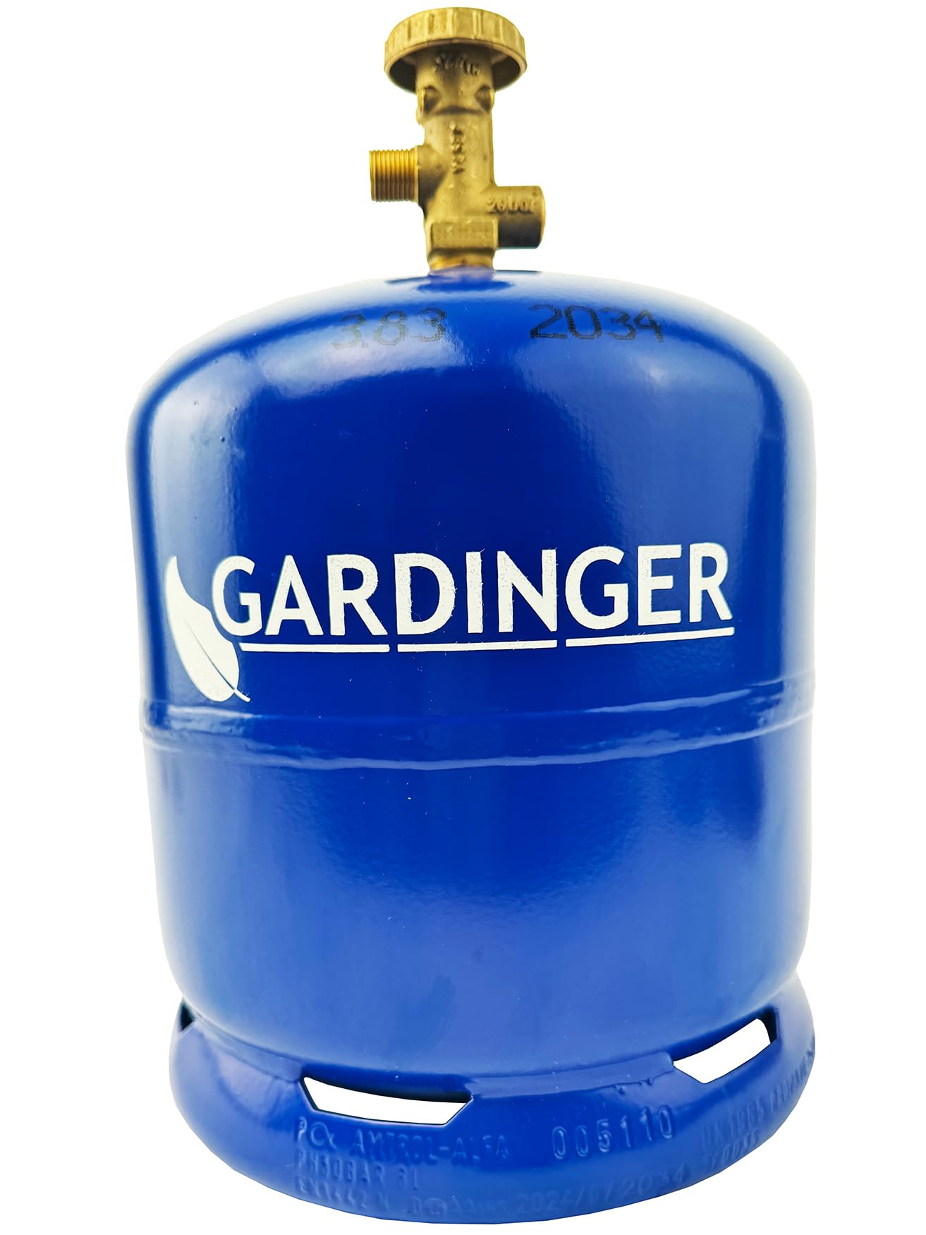 GARDINGER Propangasflasche 2,5 kg Leergefüllt – Ersatz für GAZ R907
