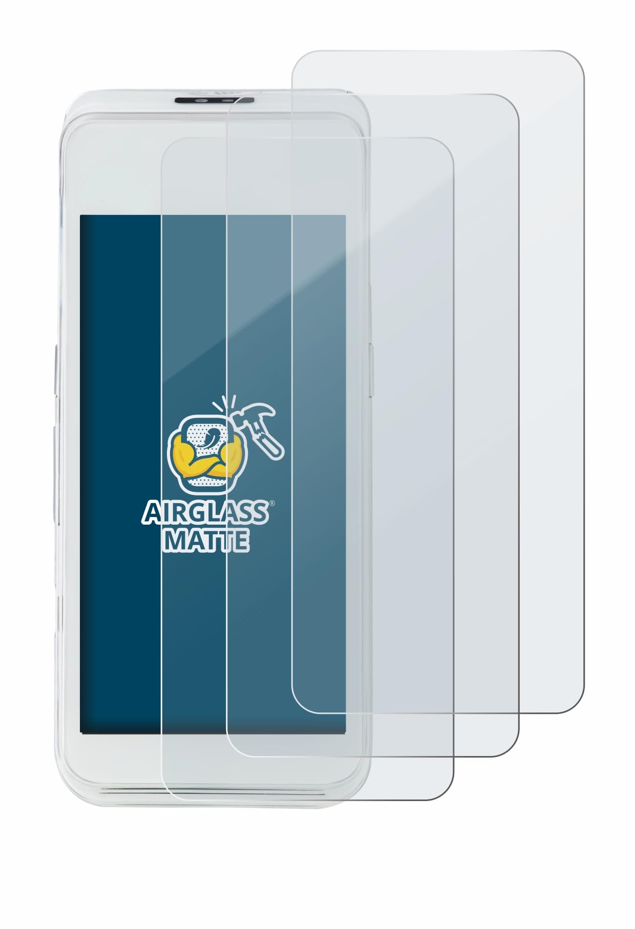 Pellicola Vetro Opaca Brotect Per Vasco Translator V4 - 3 Pezzi, Anti-Riflesso, Durezza 9H, Made In Germany - Foto 12