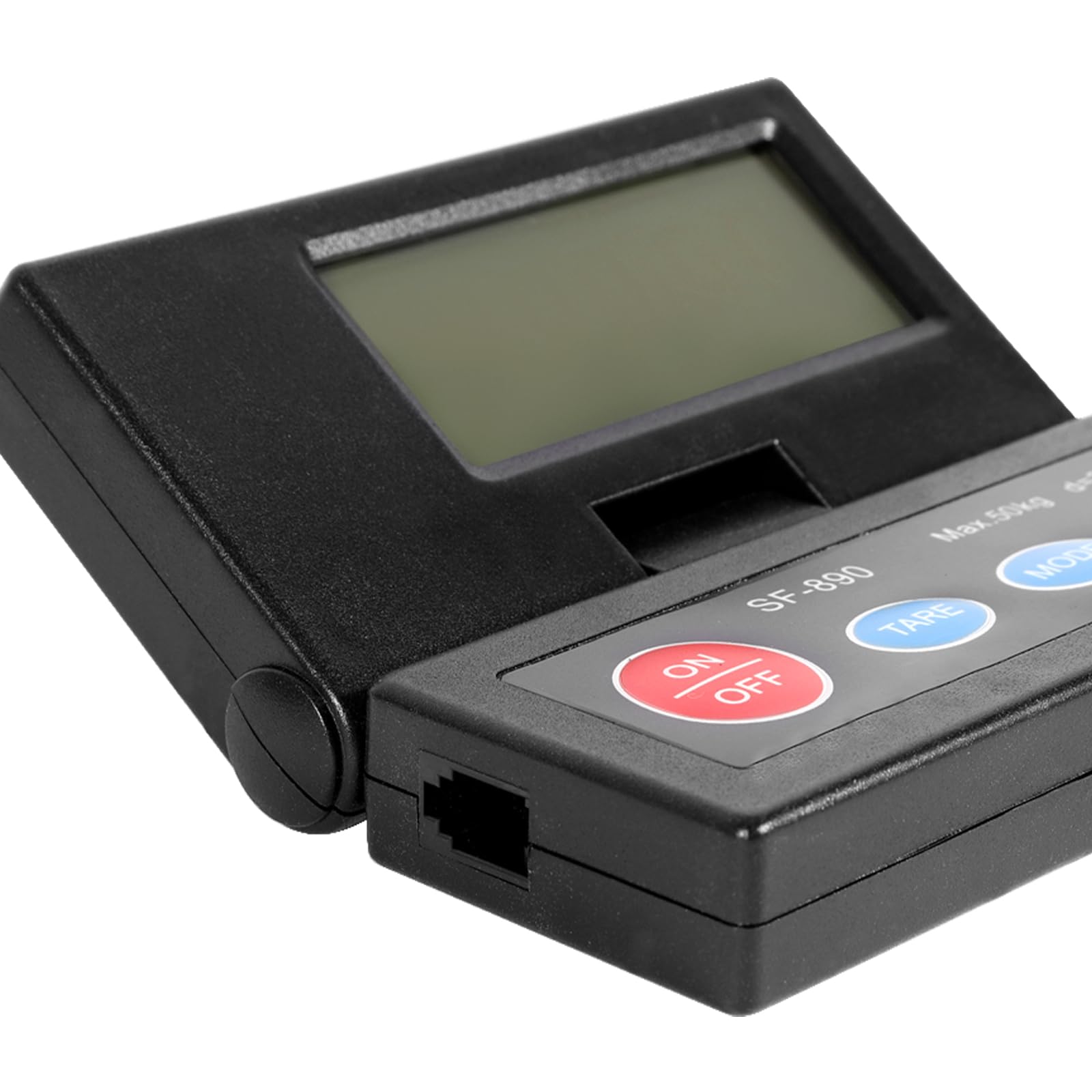 Báscula digital para paquetes, 50 kg/2 g, báscula digital robusta de plataforma industrial, báscula de cartas con pantalla externa para pesar en fábrica, farmacia