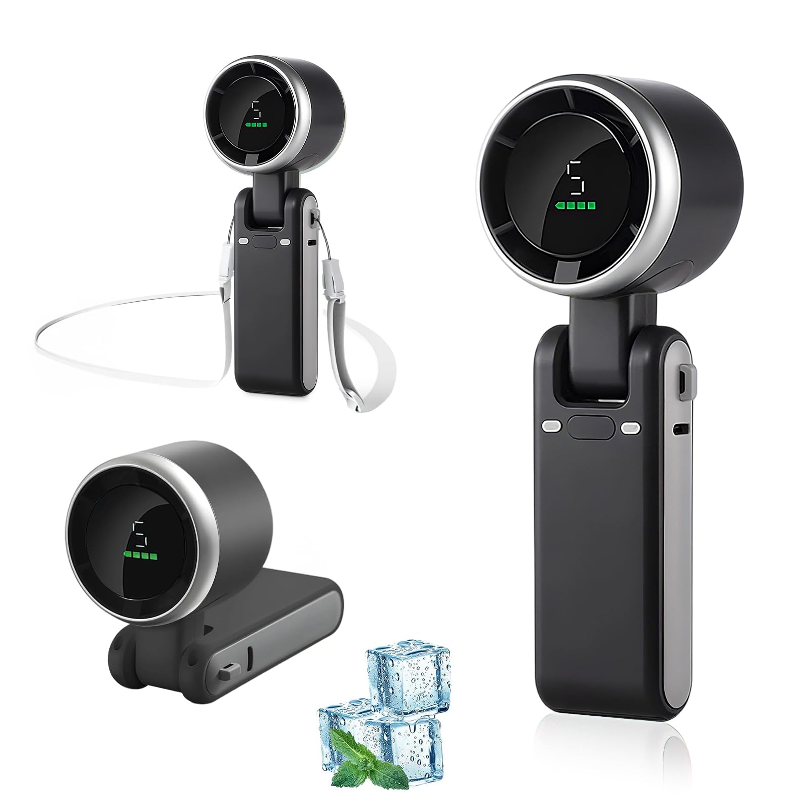 Mini ventilateur électrique rechargeable USB Gonggi ventilateur turbo portable 5 vitesses