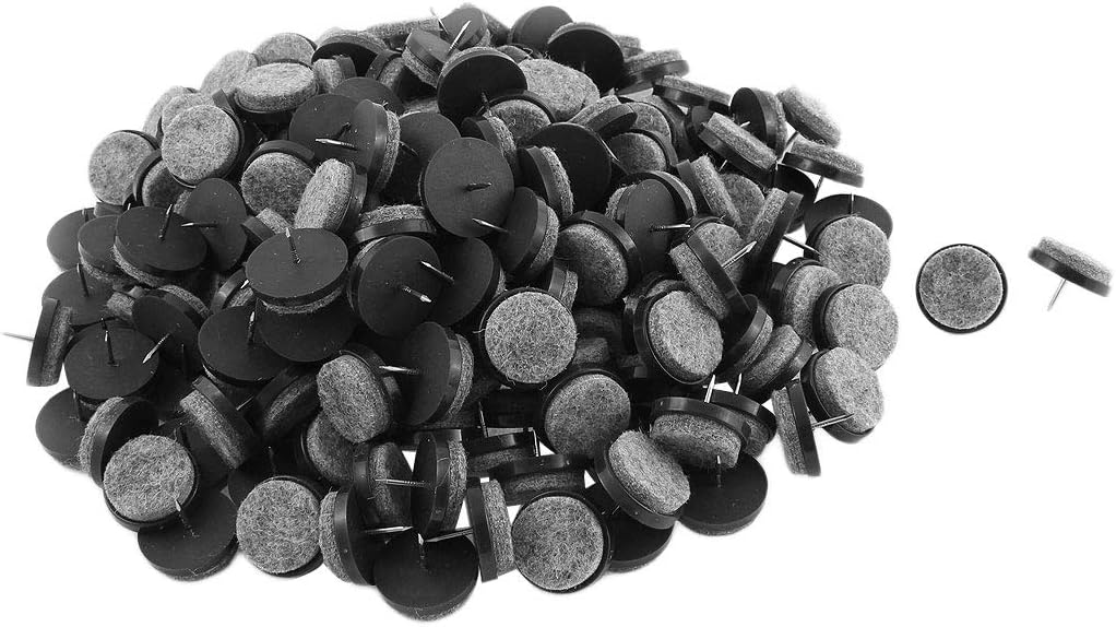 Furniture Leg Good Performance Felt Pad Nail Protector 28mm Dia 200pcs Brown (id: ba9 fe5 226 5e0 1ba