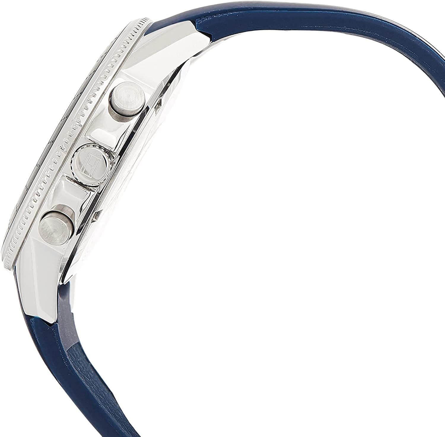 Tommy Hilfiger Orologio Analogico Multifunzione al Quarzo da Uomo con Cinturino in Silicone Blu - 1791859 Tommy Hilfiger Orologio Analogico Multifunzione al Quarzo da Uomo con Cinturino in Silicone Blu - 1791859