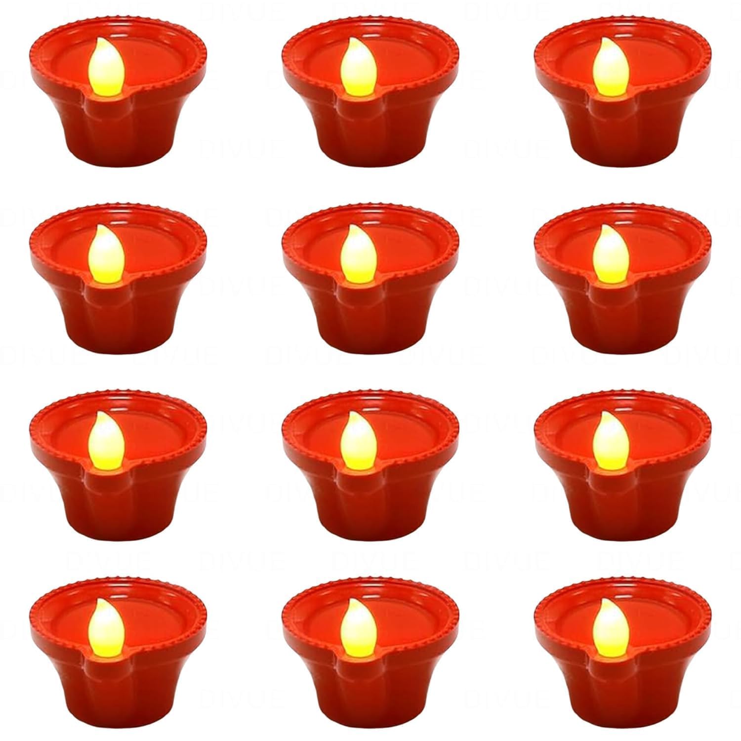 PANCA Water Sensor Diya Set of 12 Electric LED Diyas | Eco-Friendly Diya with Warm Ambient Lights for Home Decor, Diwali Festivals Decoration, Christmas New Year (12) (B0DFVCRM7Y) Amazon Price History, Amazon Price Tracker