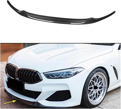 Compatible with BMW 8 Series Convertible Coupe GC G14 G15 G16 2018-? Auto Front Bumper Lip Diffuser Car Tuning Styling Dry Carbon 3PCS