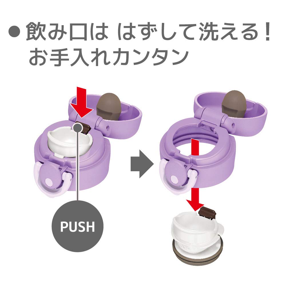 Amazon｜サーモス 水筒 真空断熱ケータイマグ 500ml パープル JNR-501