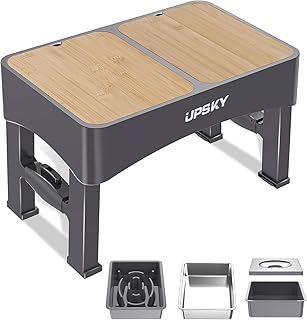 UPSKY Elevated Dog Bowl with Lids