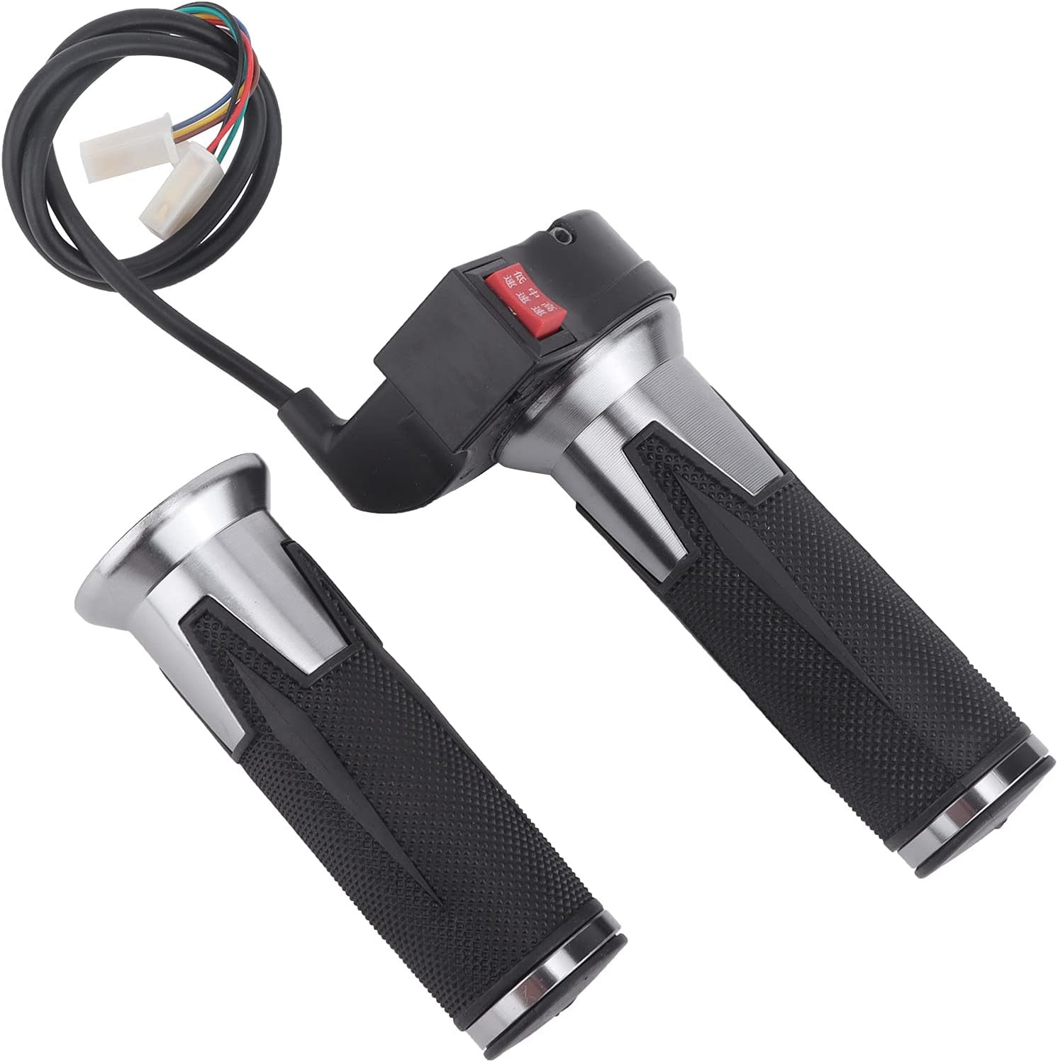 1 Pair EBike Throttle Grip, 3 Speed Control Handlebar Throttle Grip