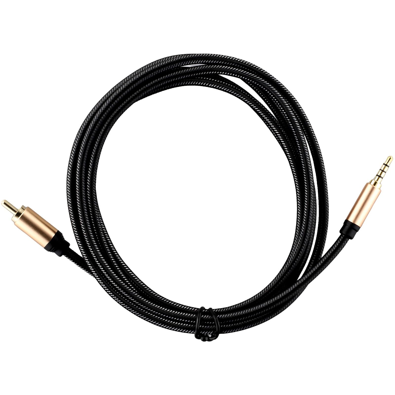 Câble audio coaxial numérique SPDIF RCA vers jack 3,5 mm, pour HDTV, barre de son, amplificateur, 1 m 2 m