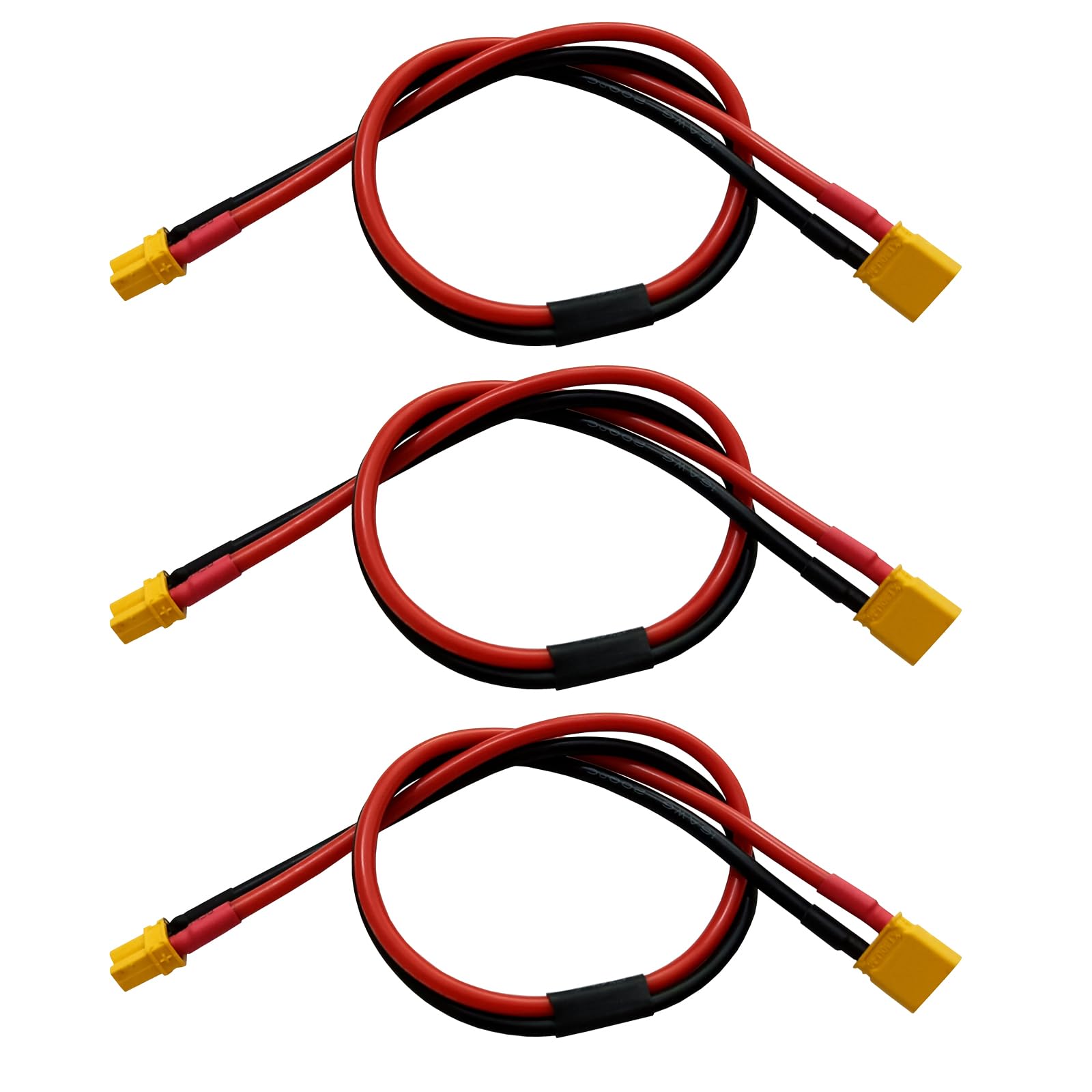 XT30オスプラグコネクタアダプター30cm 18AWGケーブルワイヤ Amazon.com: 3-Pack XT30 Extension Cable XT-30 Plug Male to Female