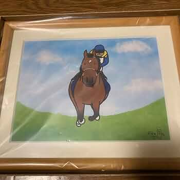 おがわじゅり イラスト ディープインパクト/武豊 非売品 61IeJ4ROudL._AC_UF350,