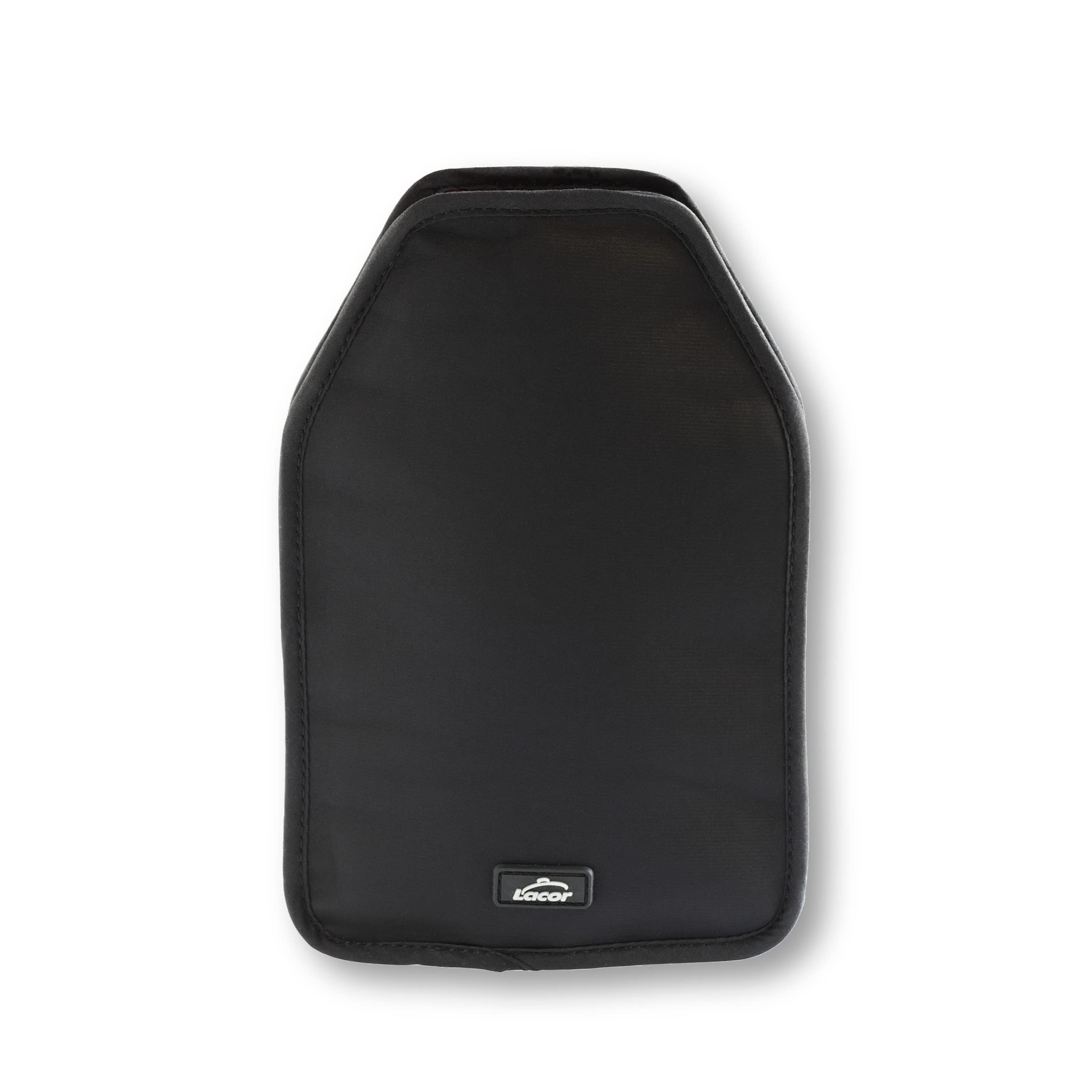 LACOR - 62277 - Funda Enfriabotellas Black, Enfriador de Botellas, Fabricado en Tela con Laterales Elásticos, Tamaño Universal, 15x23 cm