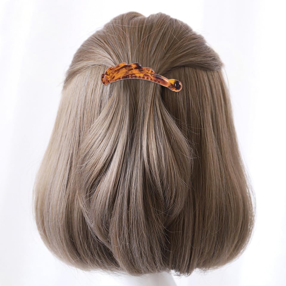 Banana Hair Clip for Women Eight-Character Hair Claw Strong Tension Ponytail Holder Long Clip for Thick Updo Styling Daily Wear Party Beach image 5