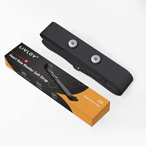 Miniatura 6 de Correa de pecho de repuesto para monitor de frecuencia cardíaca para Polar H9 H7 Wahoo Tickr Garmin Hrm, impermeable, tamaño ajustable