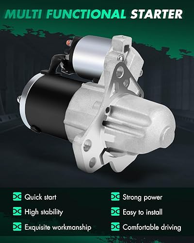 Miniatura 392 de SCITOO Arrancadores Nuevo Ajuste para Nissan Frontier Pickup Xterra 2002 2003 2004 3.3L 17859