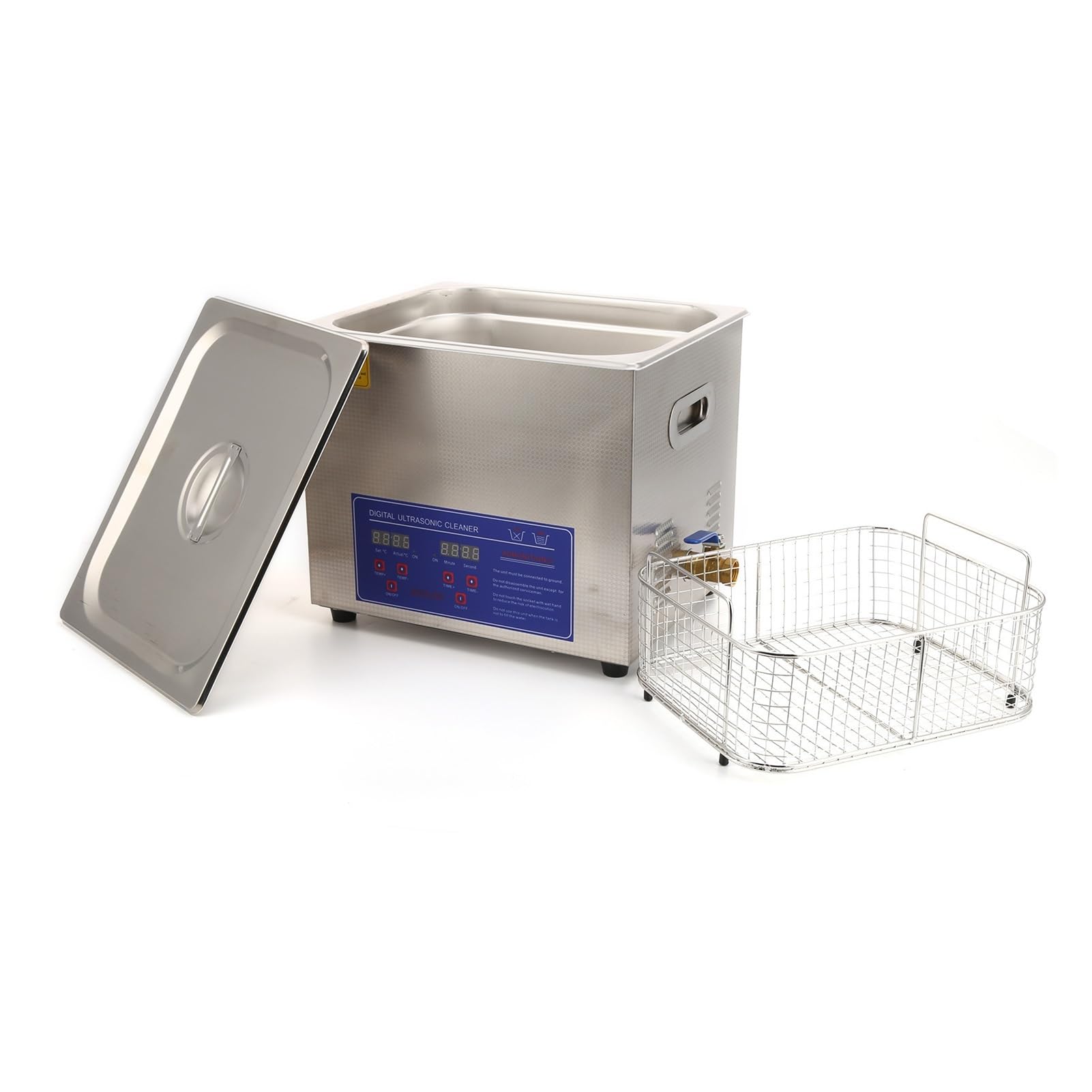 Ultraschallreiniger, 10L Digitaler Ultraschallreiniger Mit Entgasungs- Und Halbwellen-Ultraschallbad For Schallplattenplatine