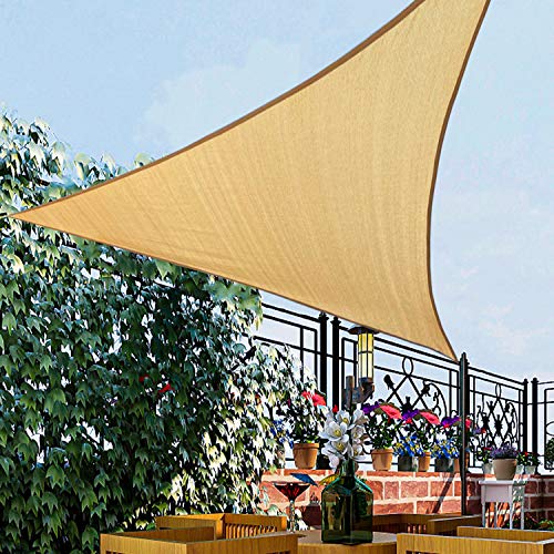 Image of KANAGAWA 8'x8'x8' Sun Shade Sail Sand Curved Triangle