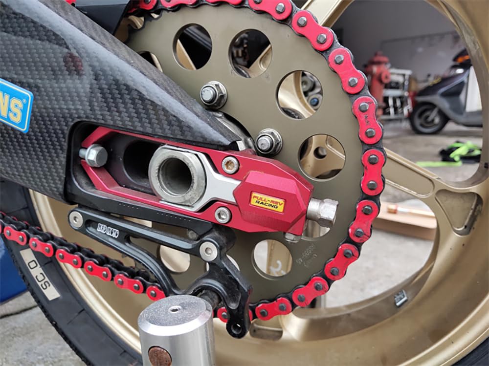 Tendicatena posteriore per moto con bobina di sollevamento CNC in lega di alluminio Regolatore di regolazione della catena adatto per MT09 2021-2025
