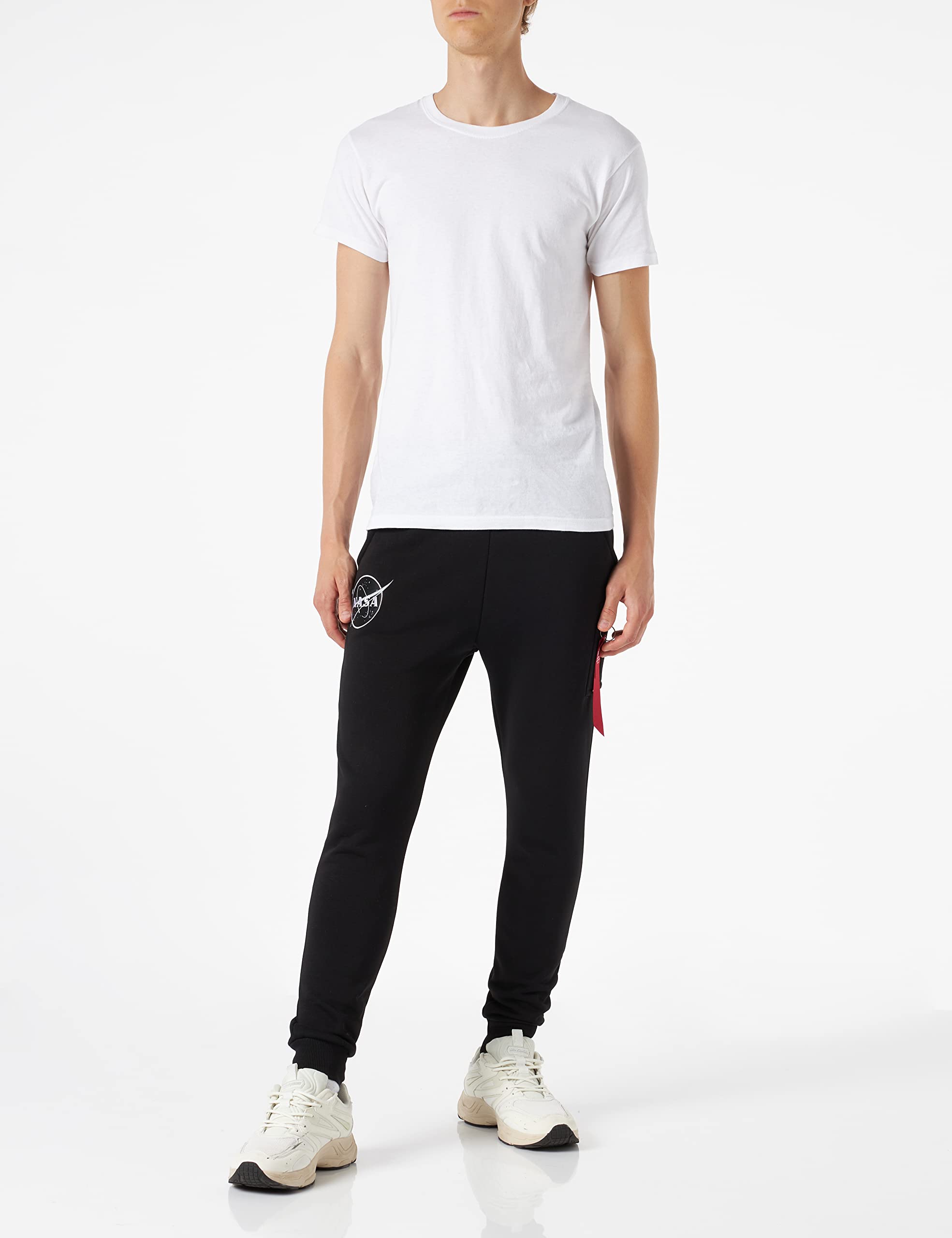 Alpha Industries Mens Nasa Cargo Sweat Jogger Suit Trousers