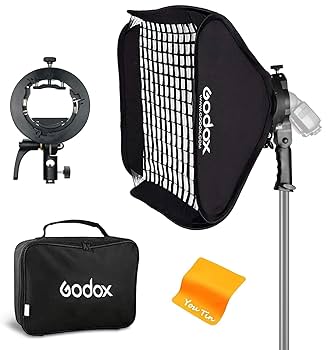 Amazon | GODOXソフトボックス60x60cm折りたたみ式ハニカム