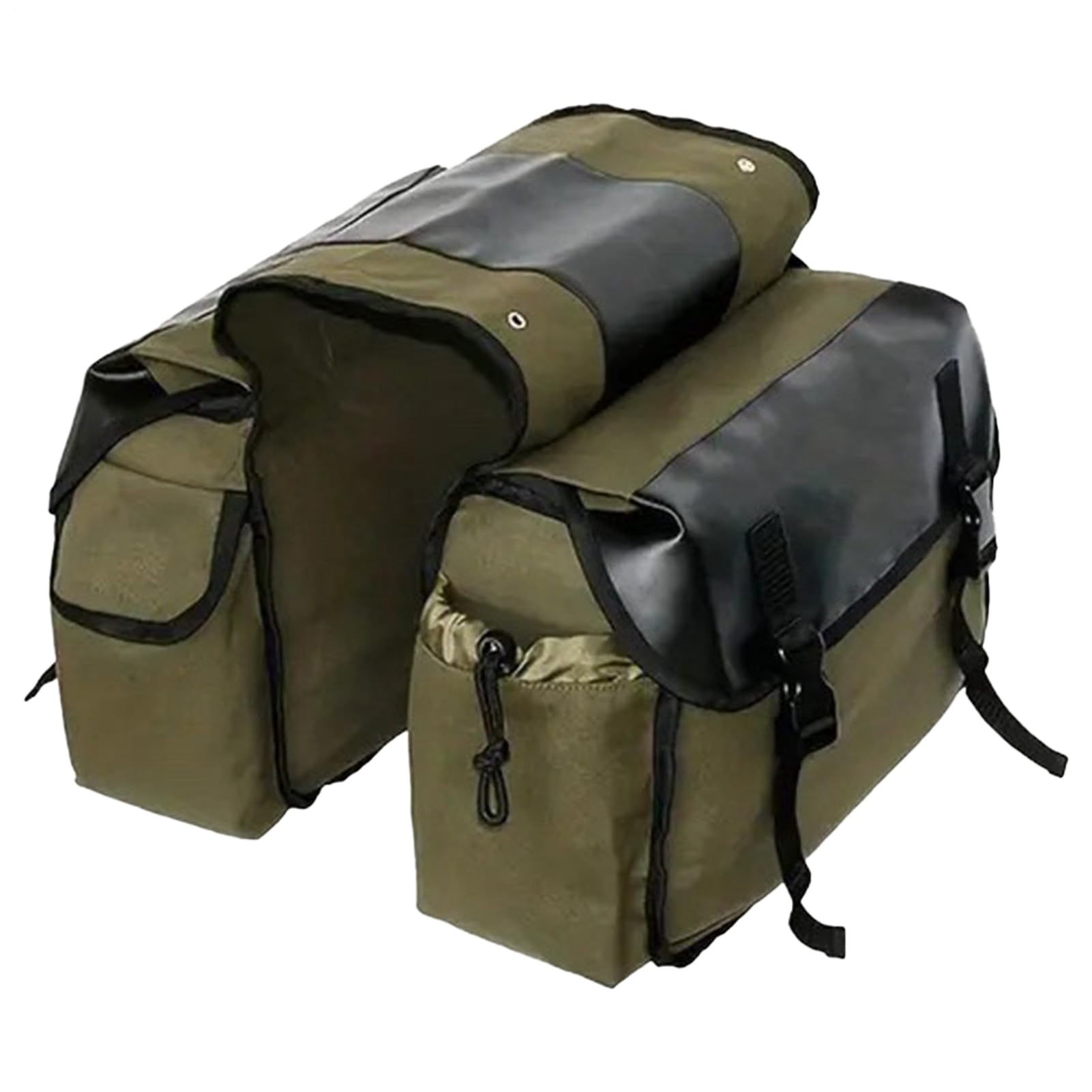 Motorcycle Saddlebags Waterproof Canvas Organizer
