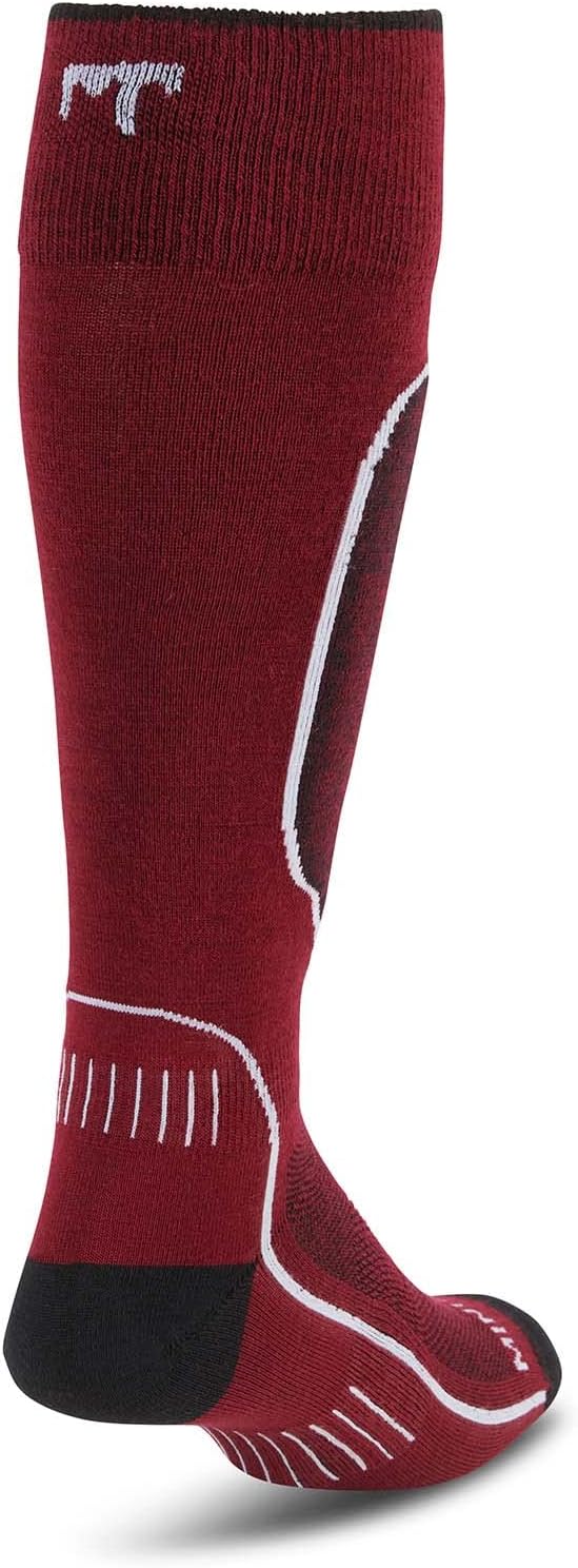 Minus33 Merino Wool Mountain Heritage Elite Liner Over the Calf Ski Socks - Made in the USA - Warm Knee High Socks