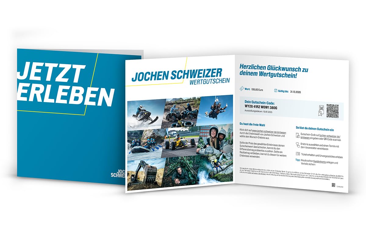 JOCHEN SCHWEIZER Wertgutschein