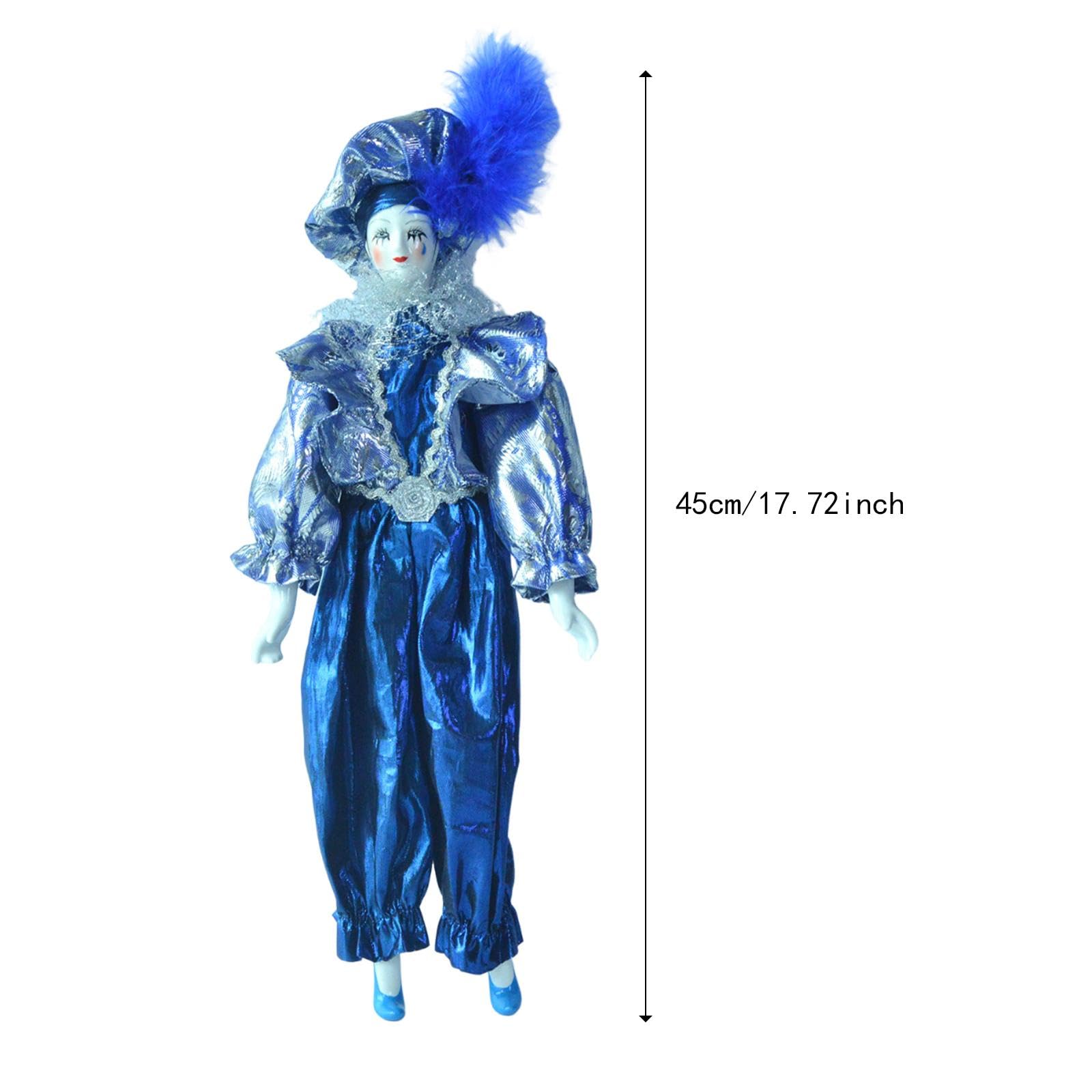 Muñeco de 45 Cm, Adorno de Halloween, Delicada Decoración para El Hogar, Figura de Arlequín, Muñeco, Ideal como Recuerdo, Regalo de Cump