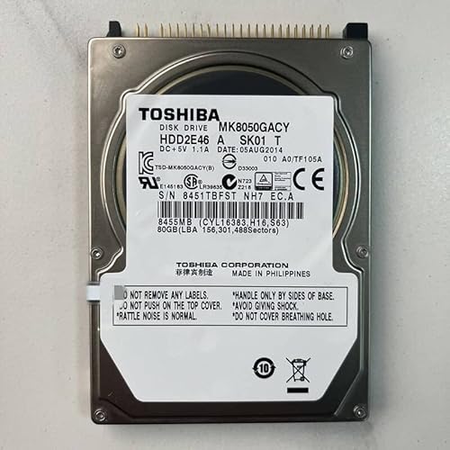 Quasi per 8MB per interno per Notebook per MK8050GACY 4200 RPM hdd 80 GB ide