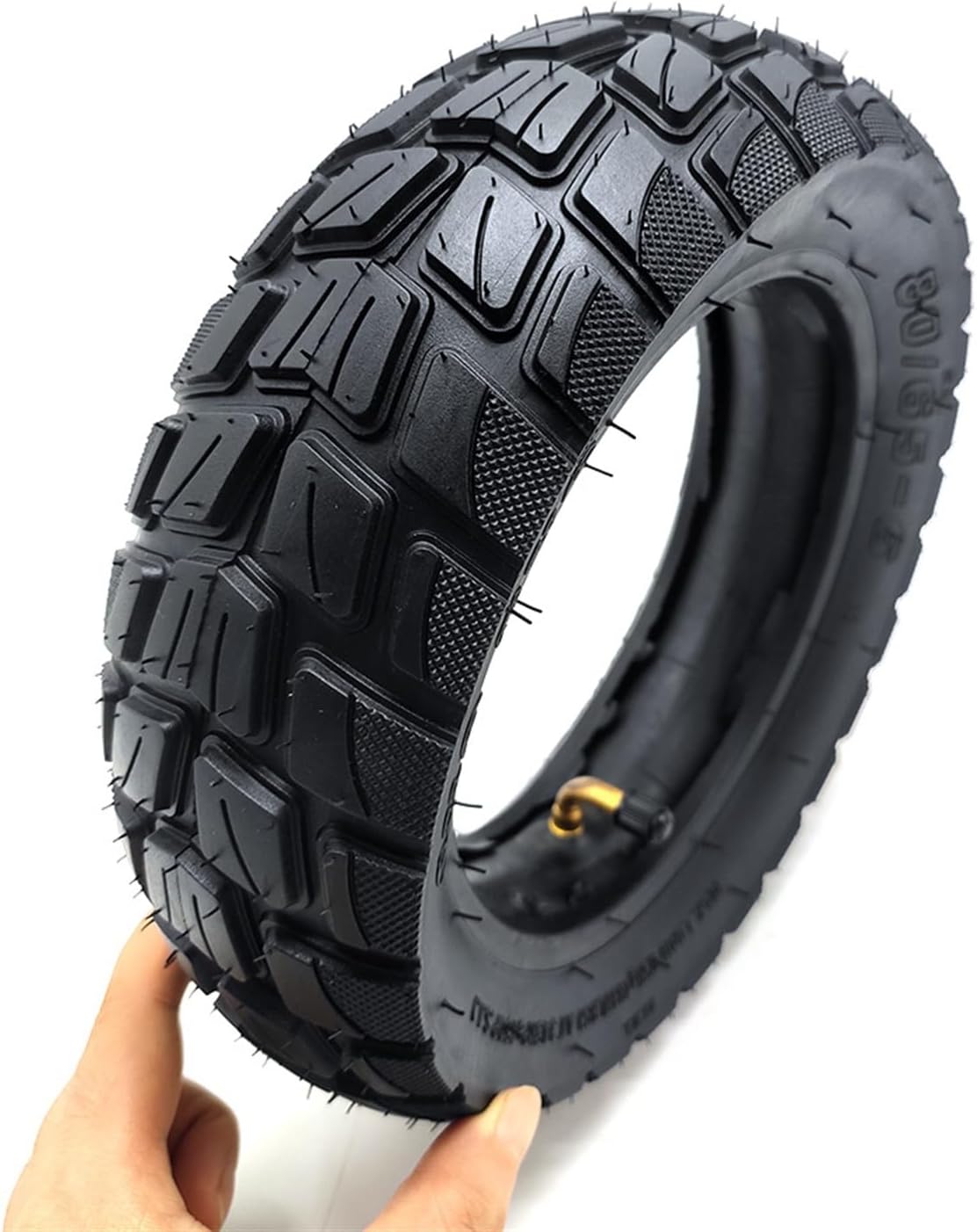 80/65-6 Tire for Electric Scooter 10 Inch 10x3.0/2.50 Inner Outer Tube Universal Upgrade Off Road Tyre(Inner outer tire B)